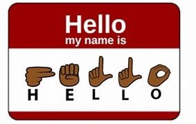 HelloNameTagSignLanguage