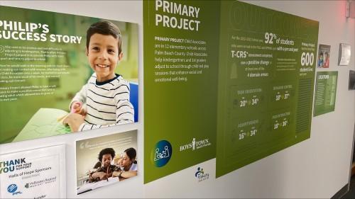 Primary Project’s wall for the Halls of Hope